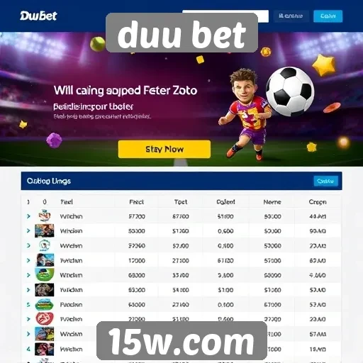 Comparativo de jogos disponíveis no Duu Bet